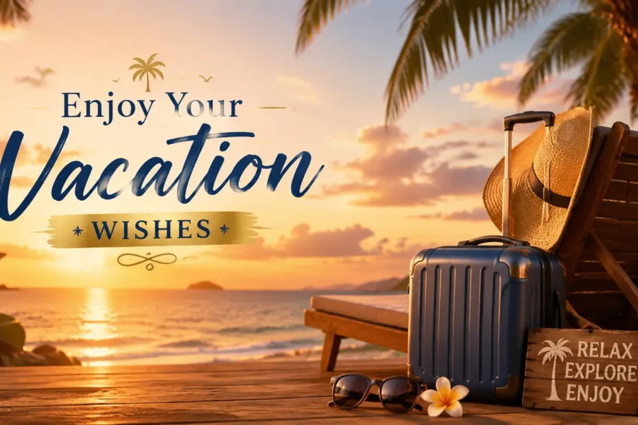 Enjoy Your Vacation Wishes