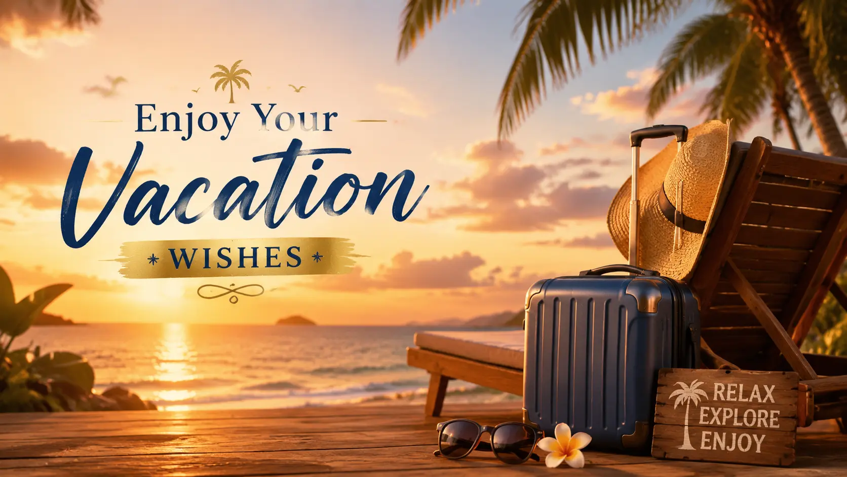 Enjoy Your Vacation Wishes
