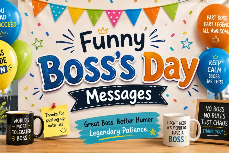 Funny Boss’s Day Messages