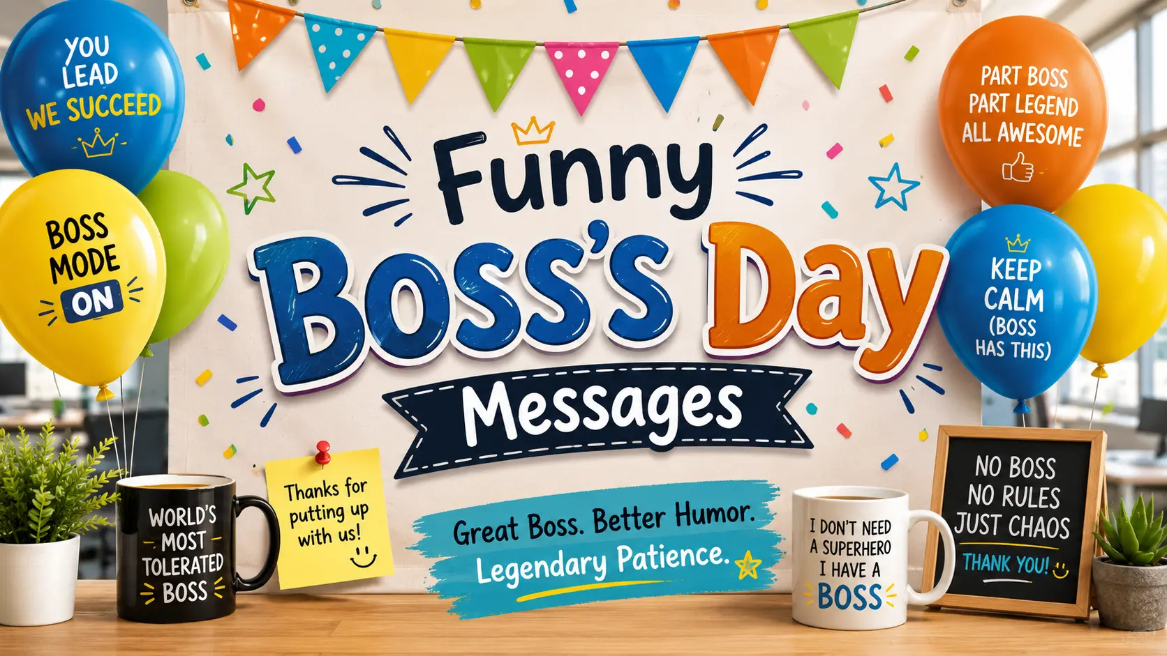 Funny Boss’s Day Messages
