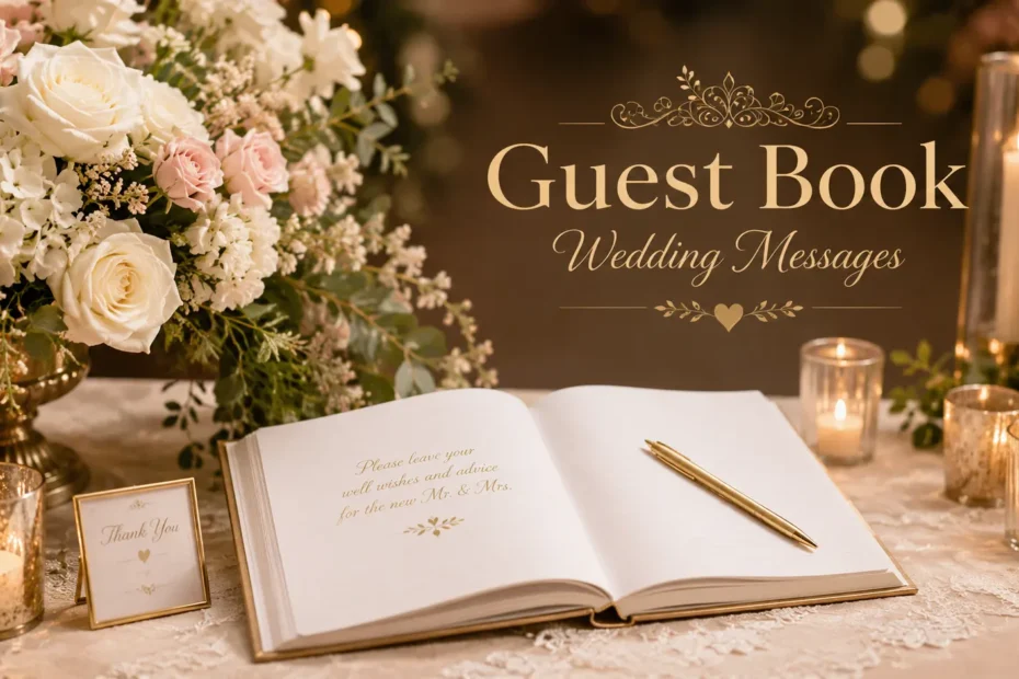 Guest Book Wedding Messages