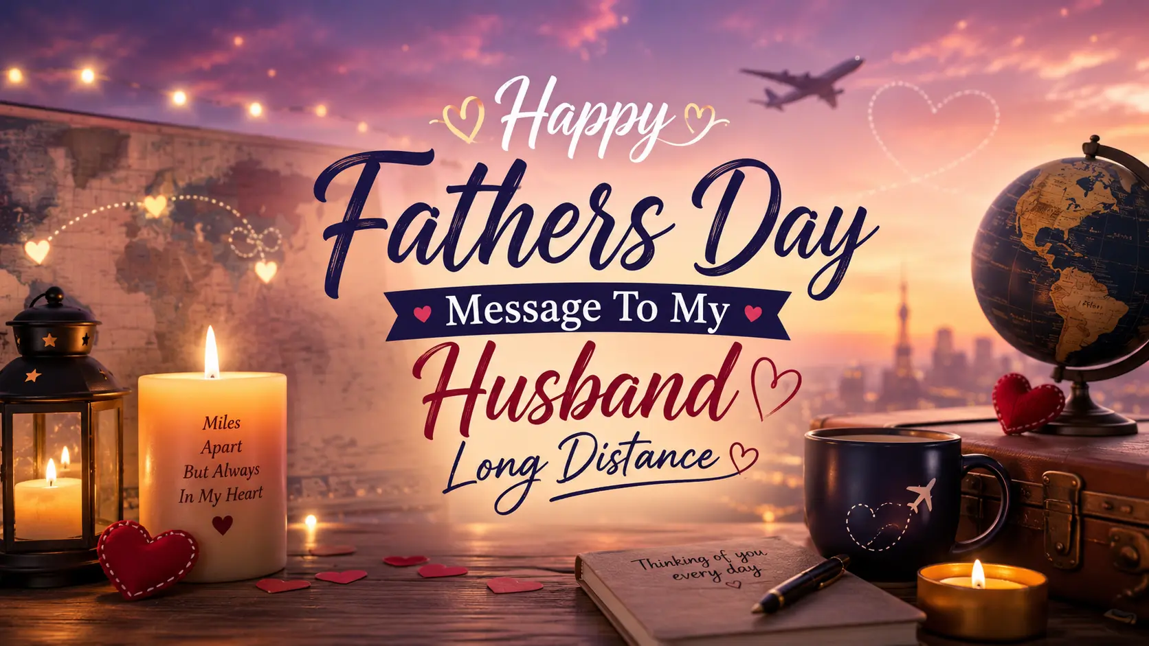Happy fathers day message to my husband long distance