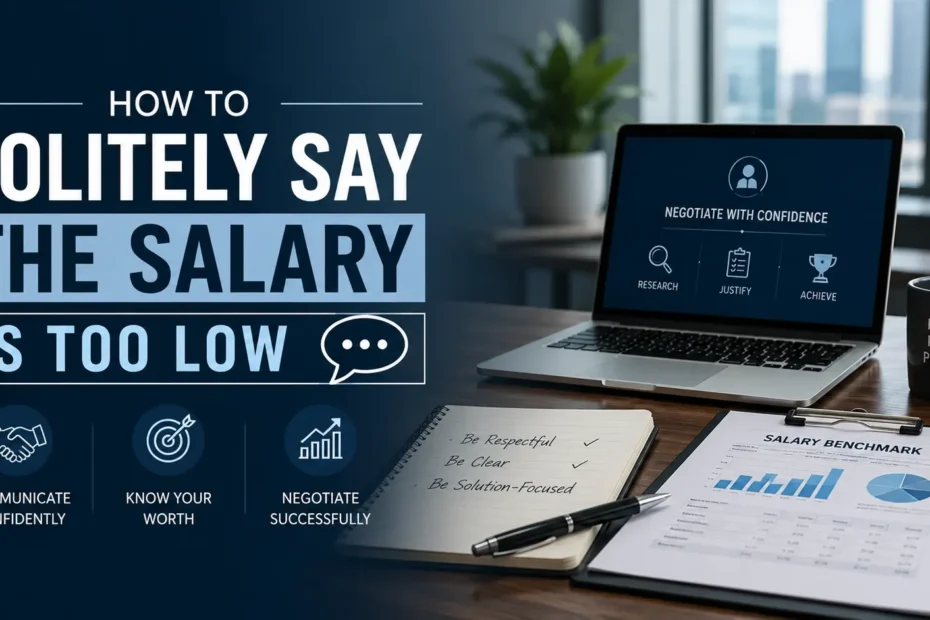 How To Politely Say The Salary Is Too Low