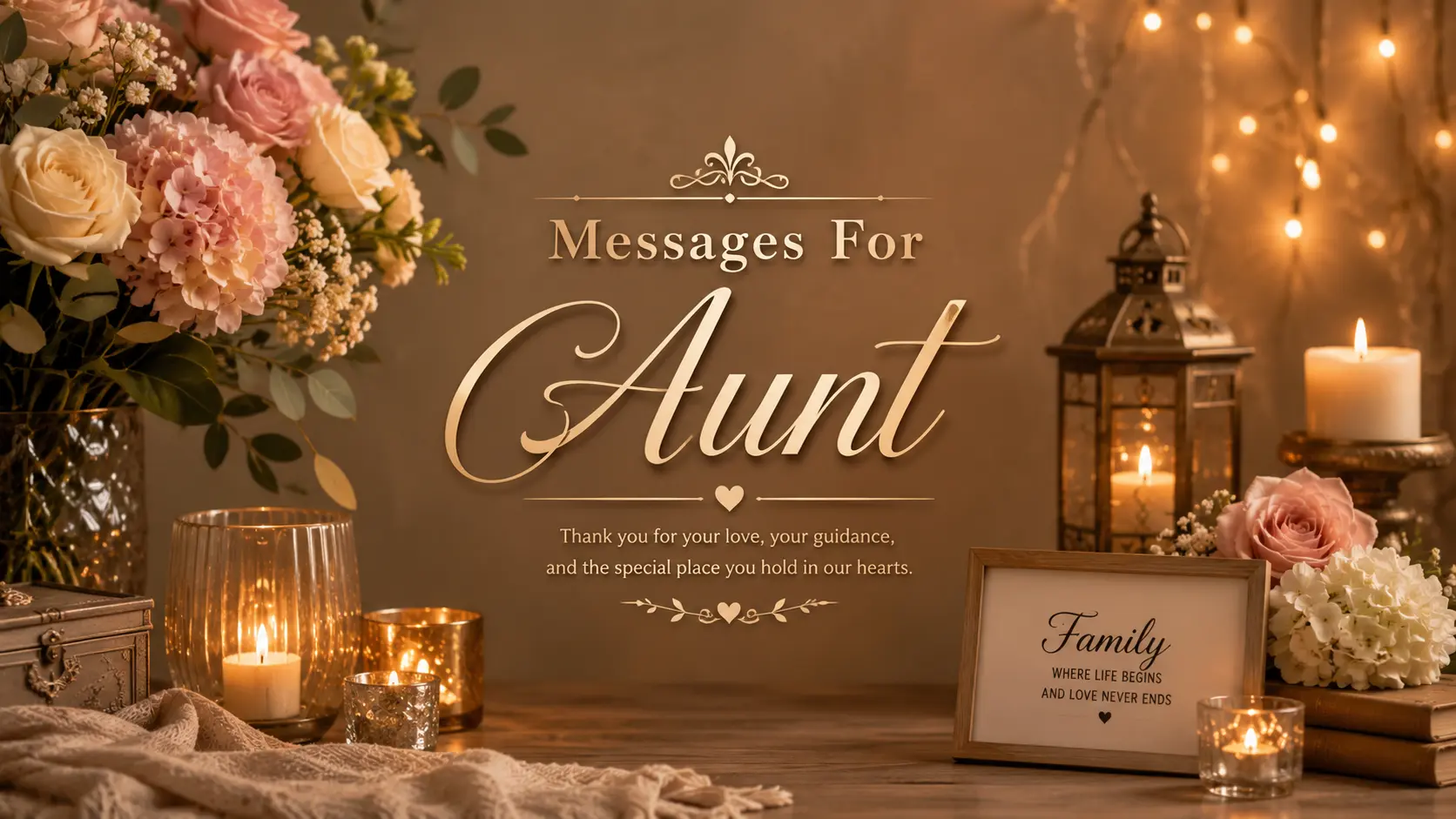 Messages for Aunt