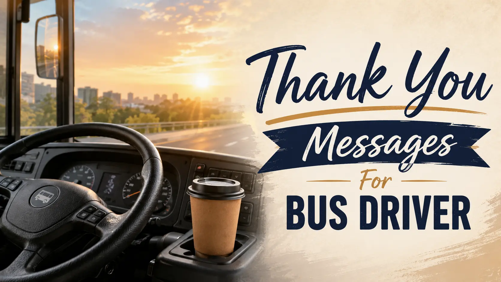 Thank You Messages For Bus Driver