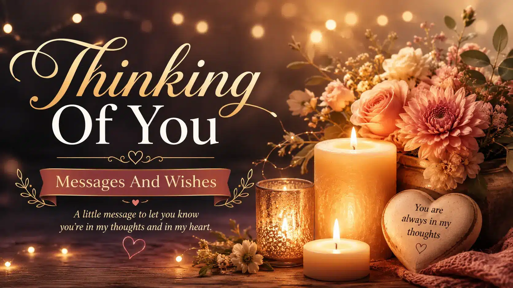 Thinking Of You Messages And Wishes