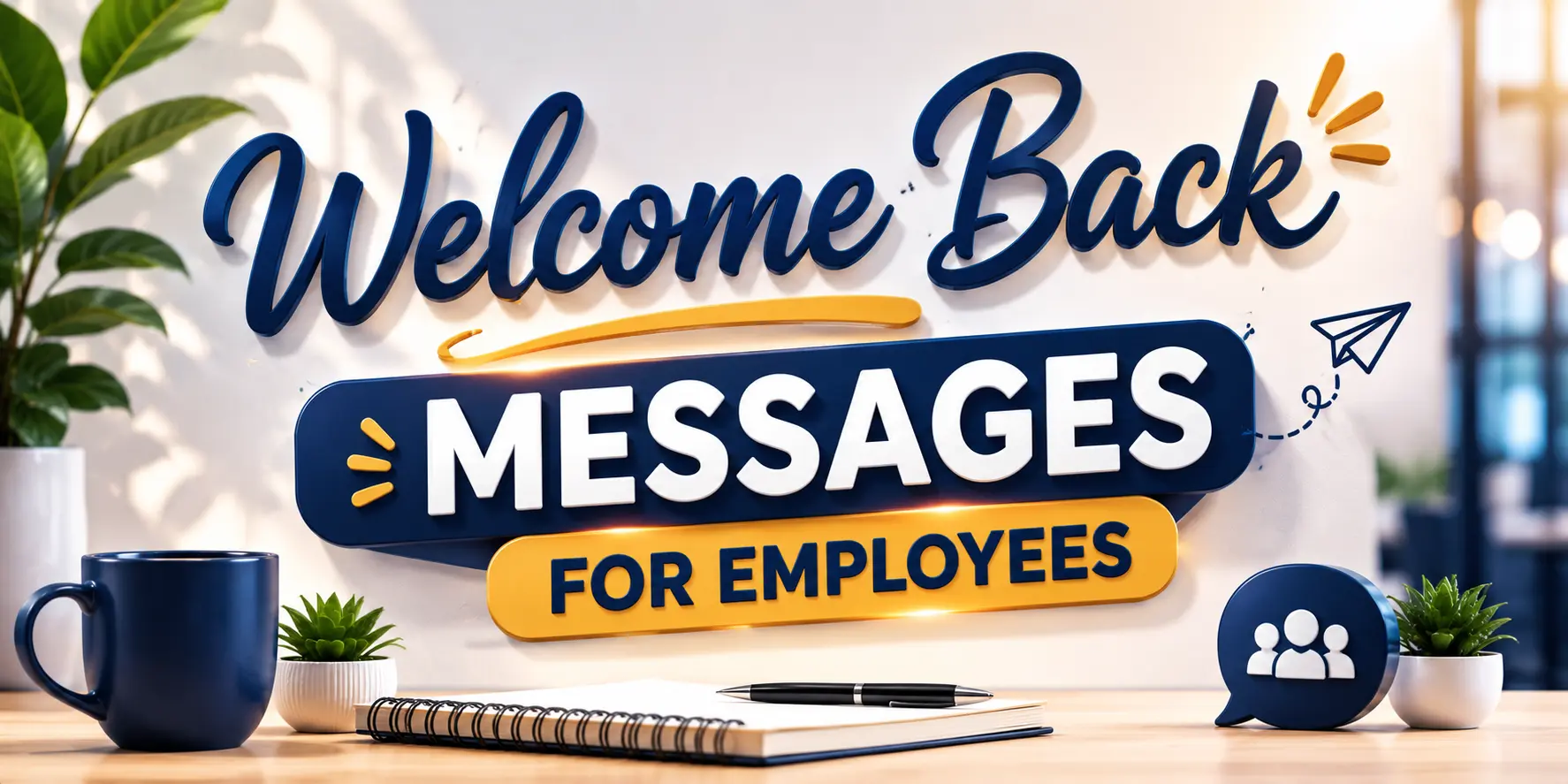 Welcome back messages for employees