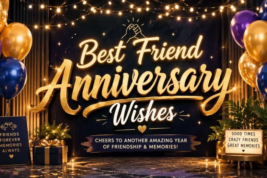 best friend anniversary wishes