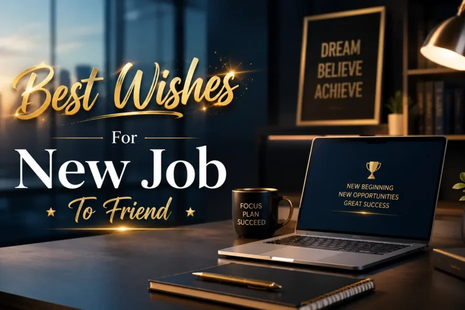best wishes for new job to friend