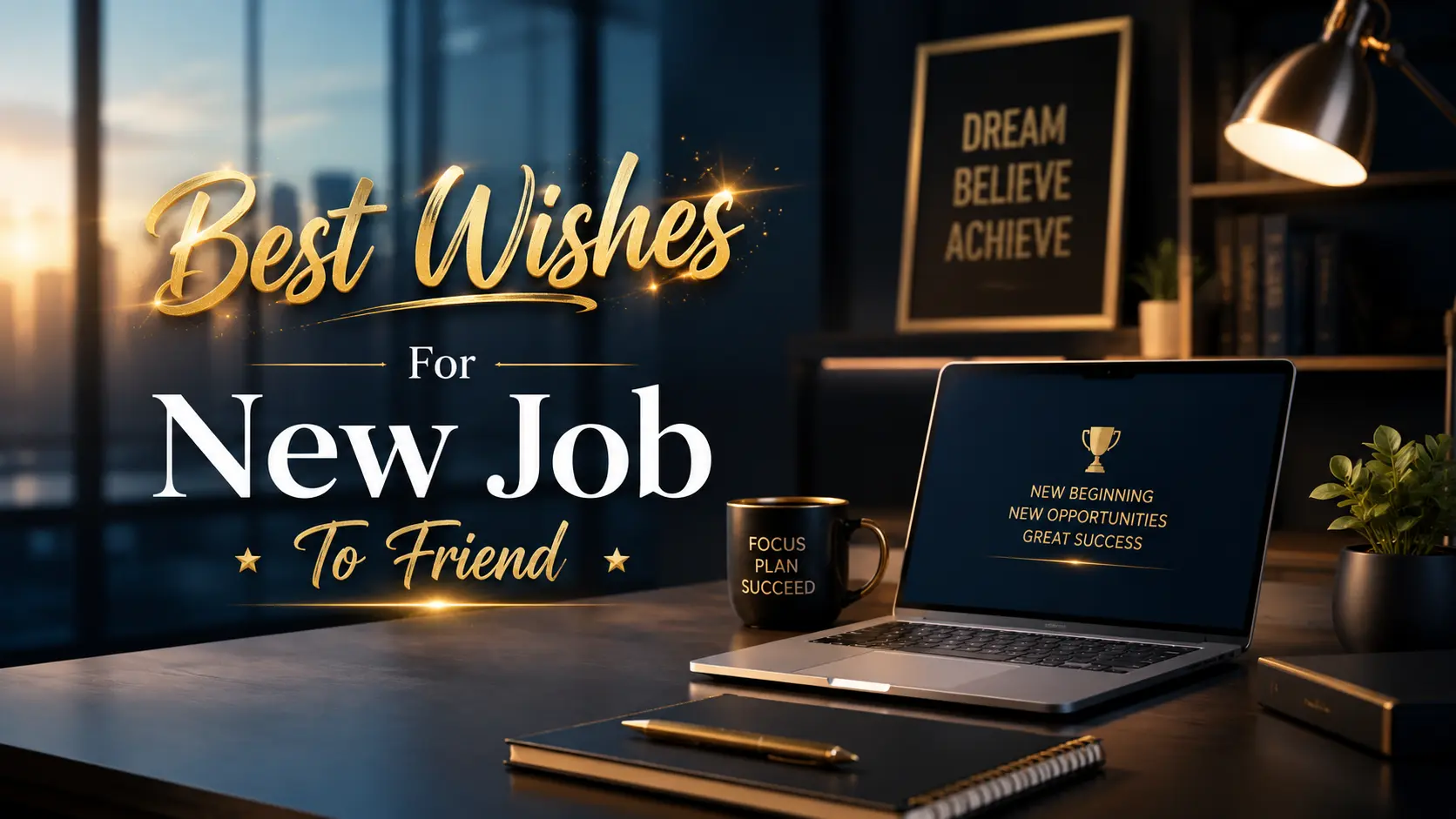 best wishes for new job to friend