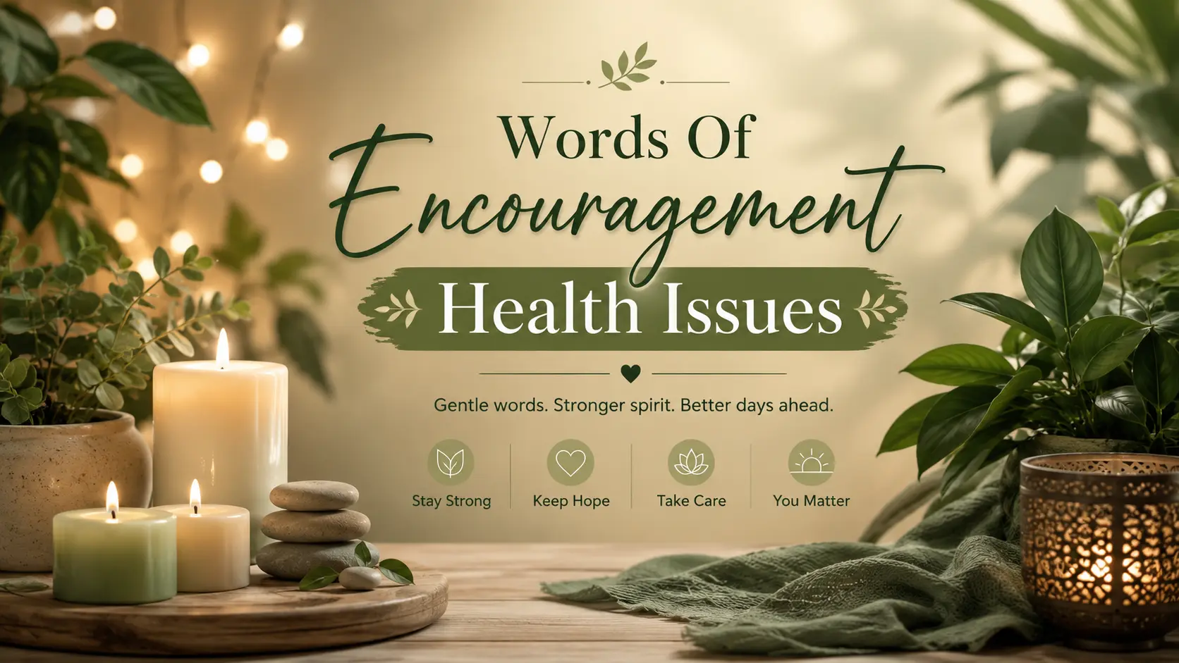 words of encouragement health issues