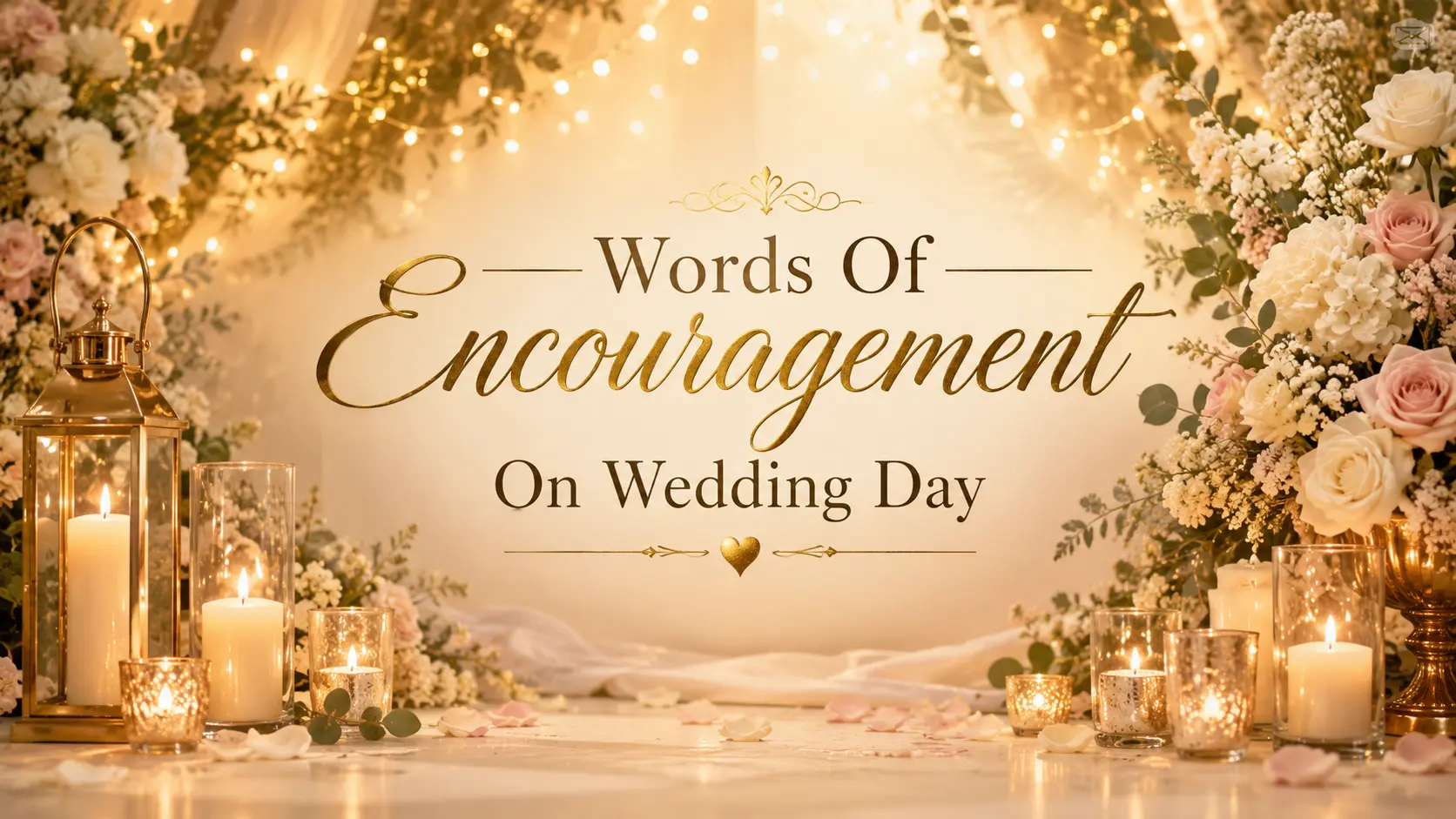words of encouragement on wedding day