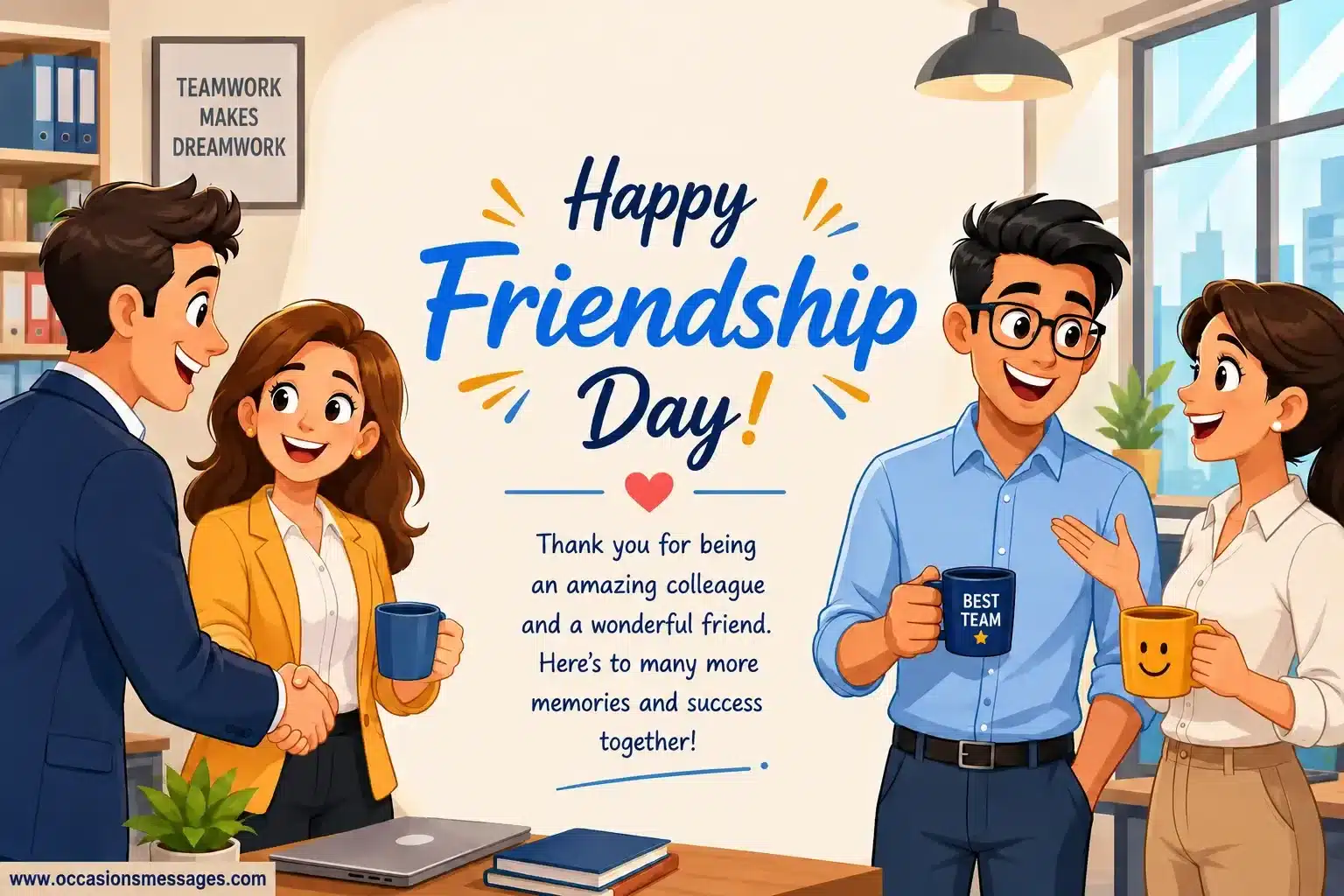 Friendship Day Wishes for Colleague_1