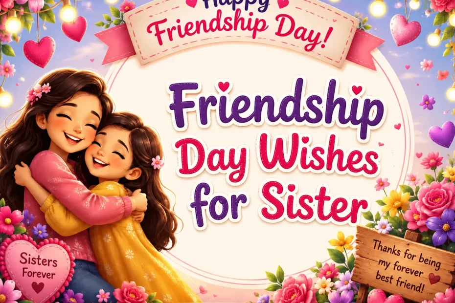 Friendship Day Wishes for Sister_1